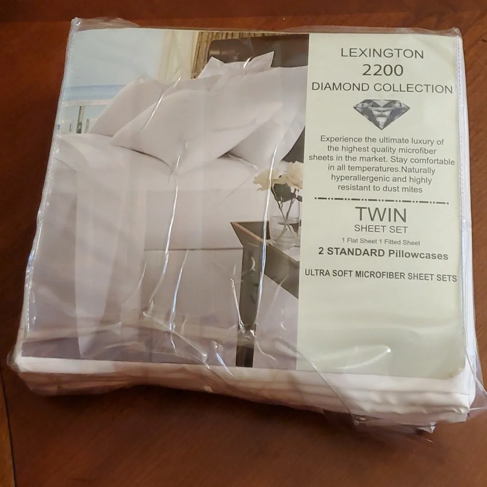 Lexington Microfiber Twin Bed Sheet set